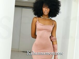Kahannamontrese